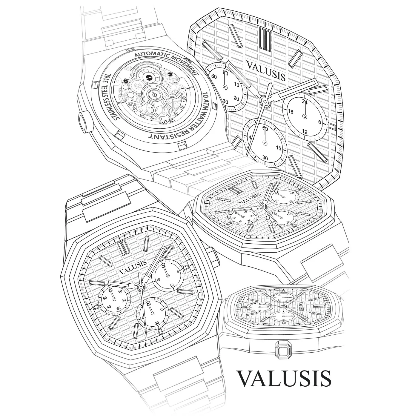 VOLT TURQUOISE CHRONO AUTOMATIC - Image 6